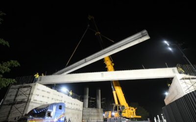 Trabajos en Redondel Integración reflejan un 70% de avance