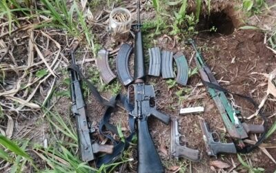 PNC logra la incautación de armas a pandilleros en Cabañas