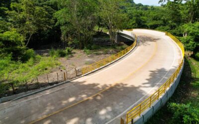 MOP hace entrega de nuevo puente en cantón Apancoyito, Sonsonate