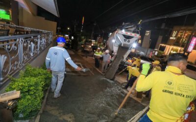 Cableado subterráneo en la zona Rosa presenta 90% de avance