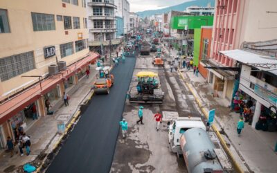 Avanzan trabajos de cableado subterráneo en Centro Histórico de San Salvador