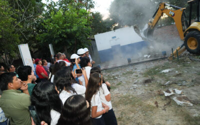DOM realiza trabajos de reconstrucción de Centro Escolar en Chalatenango