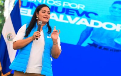 Claudia de Guevara ejercerá la presidencia del país en sustitución de Bukele