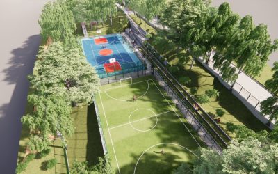 DOM inicia construcción de moderno polideportivo en Sonsonate