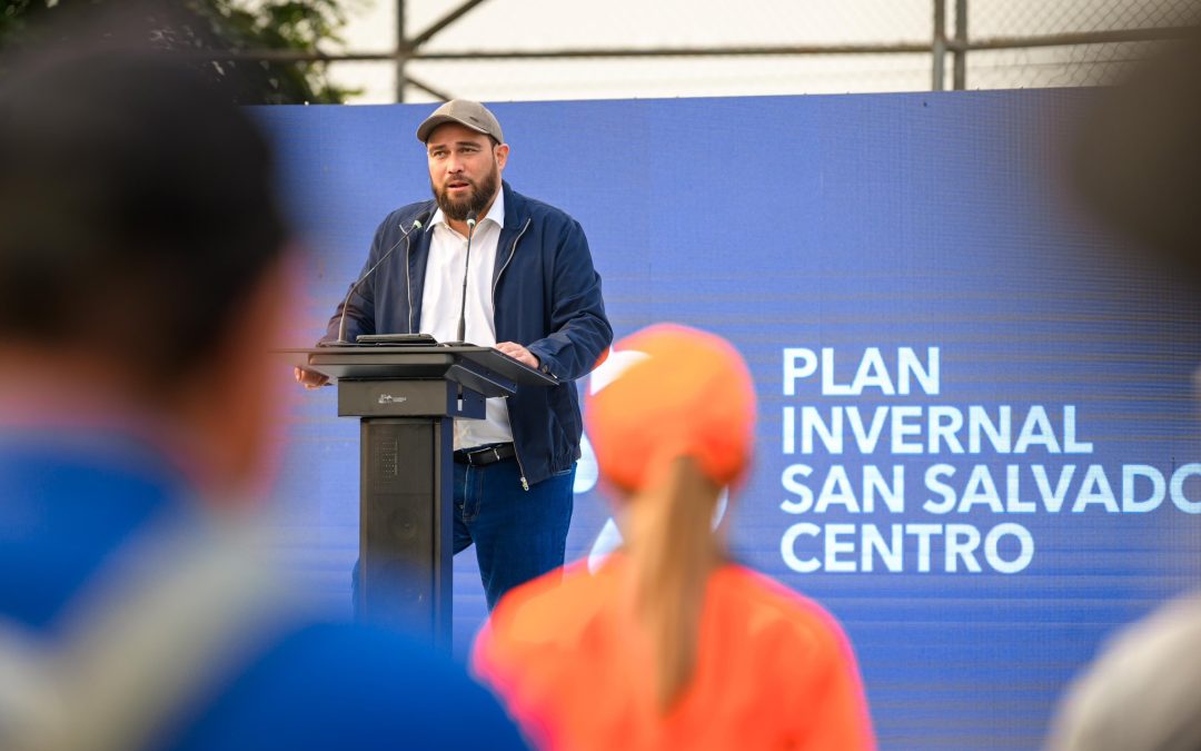 Alcalde Durán lanza Plan Invernal en San Salvador Centro