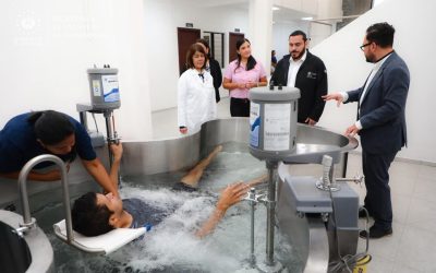 Gobierno inaugura nueva área de hidroterapia en Santa Ana Centro