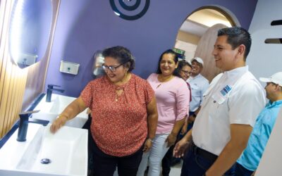 Restauran baños de mercado municipal de Nejapa