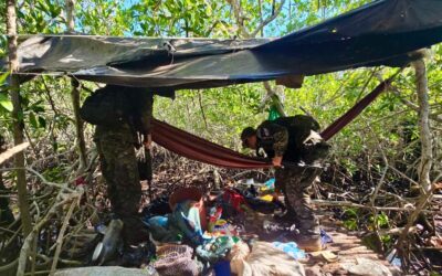 Fuerza Armada desmantela campamento clandestino en Usulután