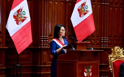 Keiko Fujimori toma posesión como presidenta de Perú
